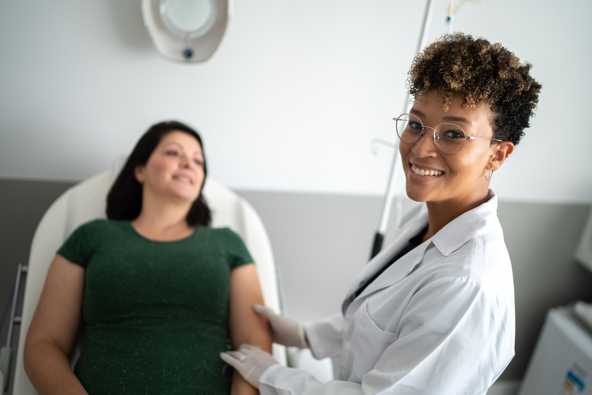 Portrait of a doctor at a medical clinic Portrait of a doctor at a medical clinic